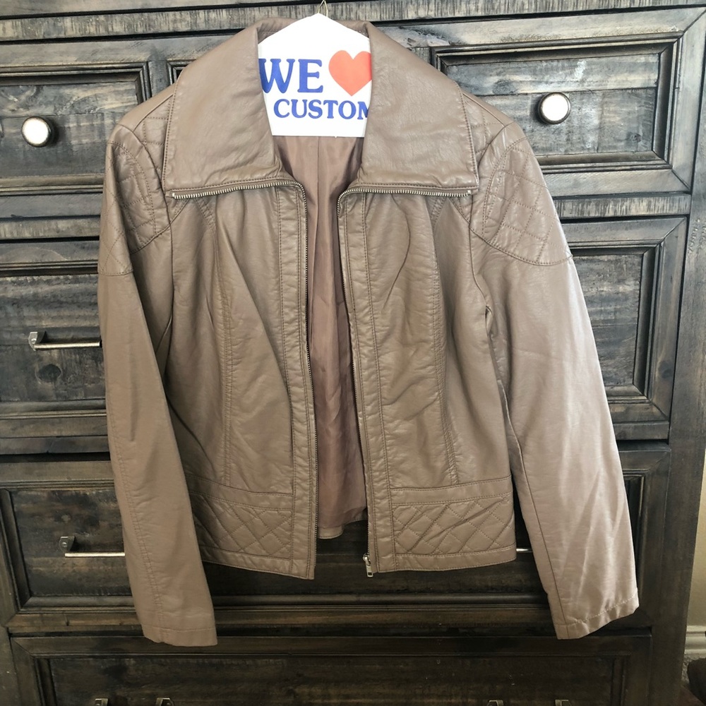 Leather jacket